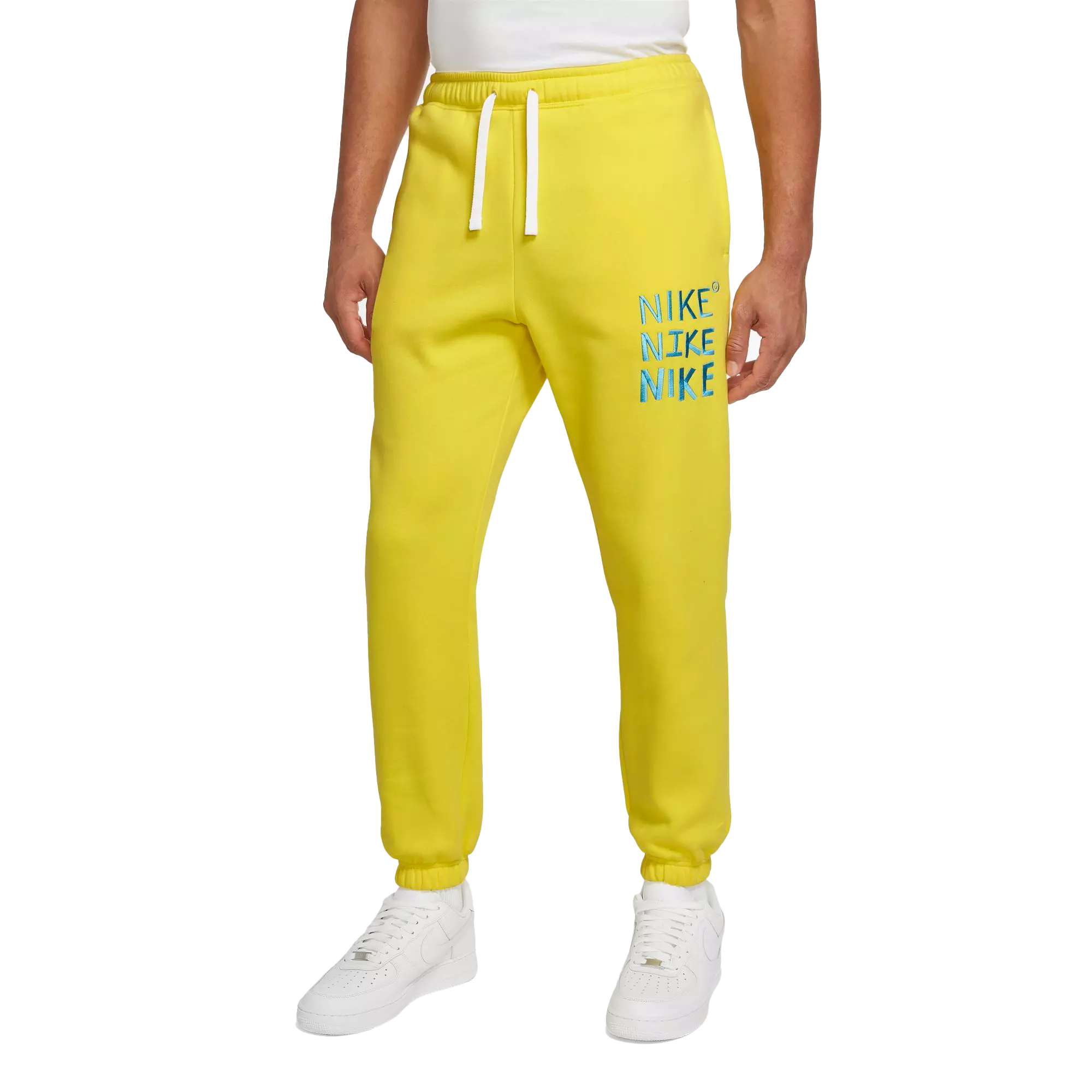 Yellow nike joggers discount mens